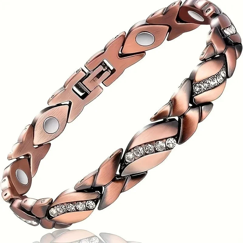 Copper Magnetic Crystal Bracelets Pure Cooper