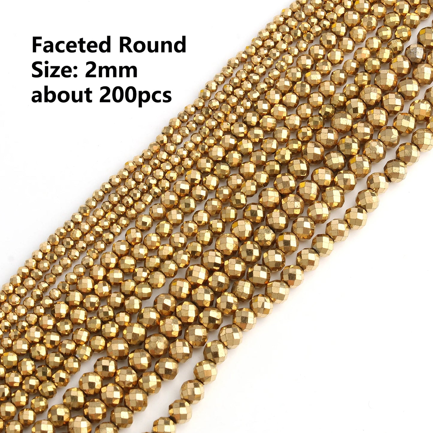 GMB724 Real Gold Plated Hematite Beads Irregular Heart Cube Rondelle