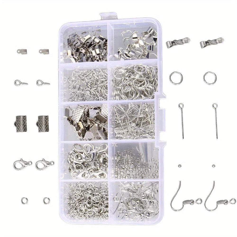 Jewelry Making Kit Beading Tools For Silver Bead DIY Set