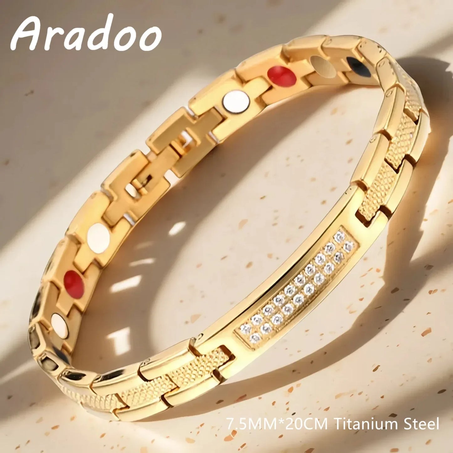 Bracelet Aradoo Dragon Scale Titanium Steel Zirconia