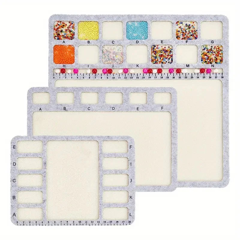 NIUPIKAH Bead Mat Tray for Jewelry Making Beading Board