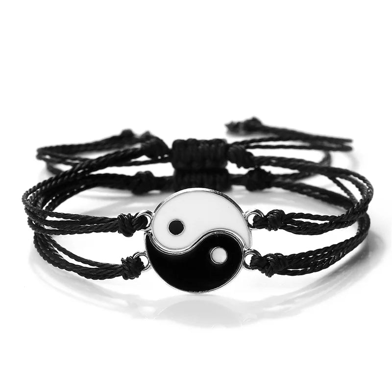 Bracelet Dragon Two Piece Set Yin Yang Jewelry