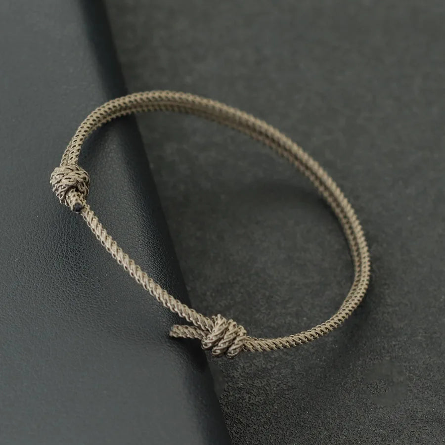 Rope Bracelet Minimalist Adjustable Friendship Jewelry