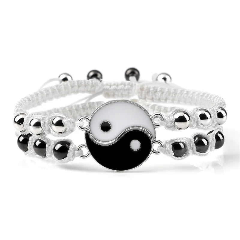 Bracelet Dragon Two Piece Set Yin Yang Jewelry