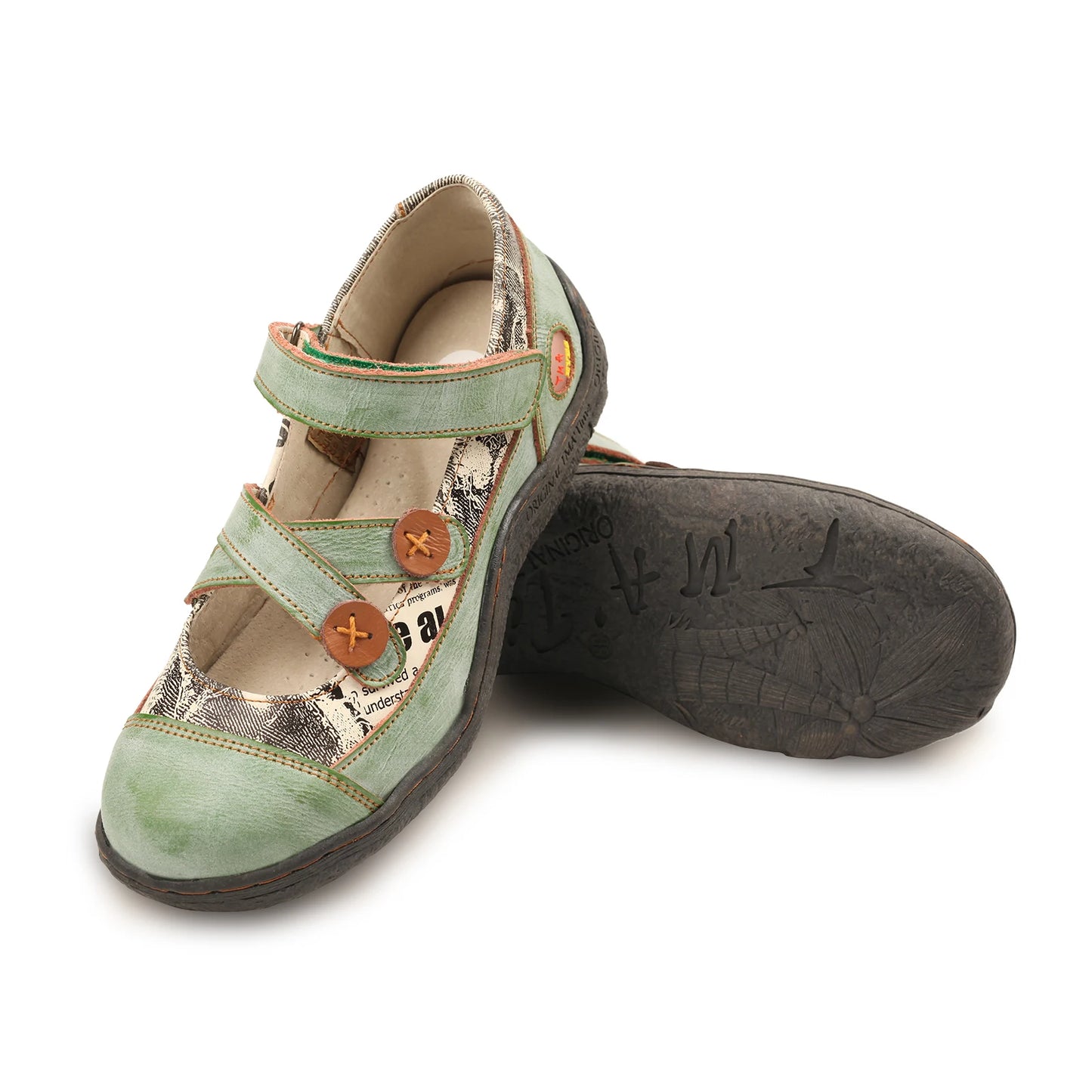 Sandals Women Leather Strap