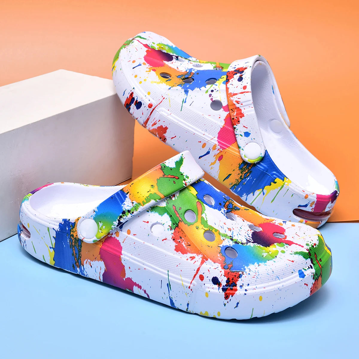 Sandals Slippers Inkjet Pattern For Men Women