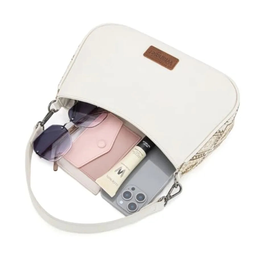 Shoulder Bag For Women Aztec Purse With Detachable Strap