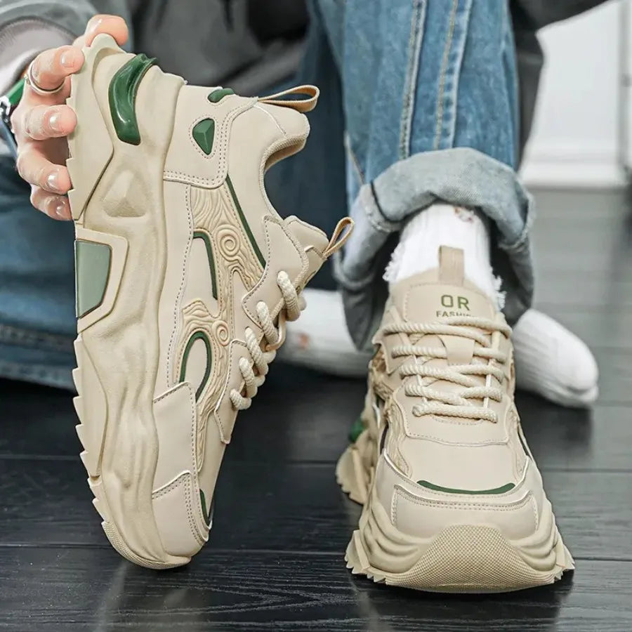 All Season Thick Soles Hong Kong Style Men Casual Sneakers