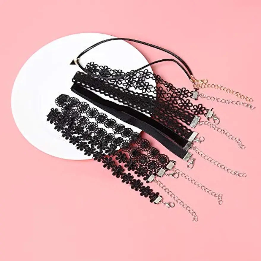 Choker Velvet Set 6 Piece Styles