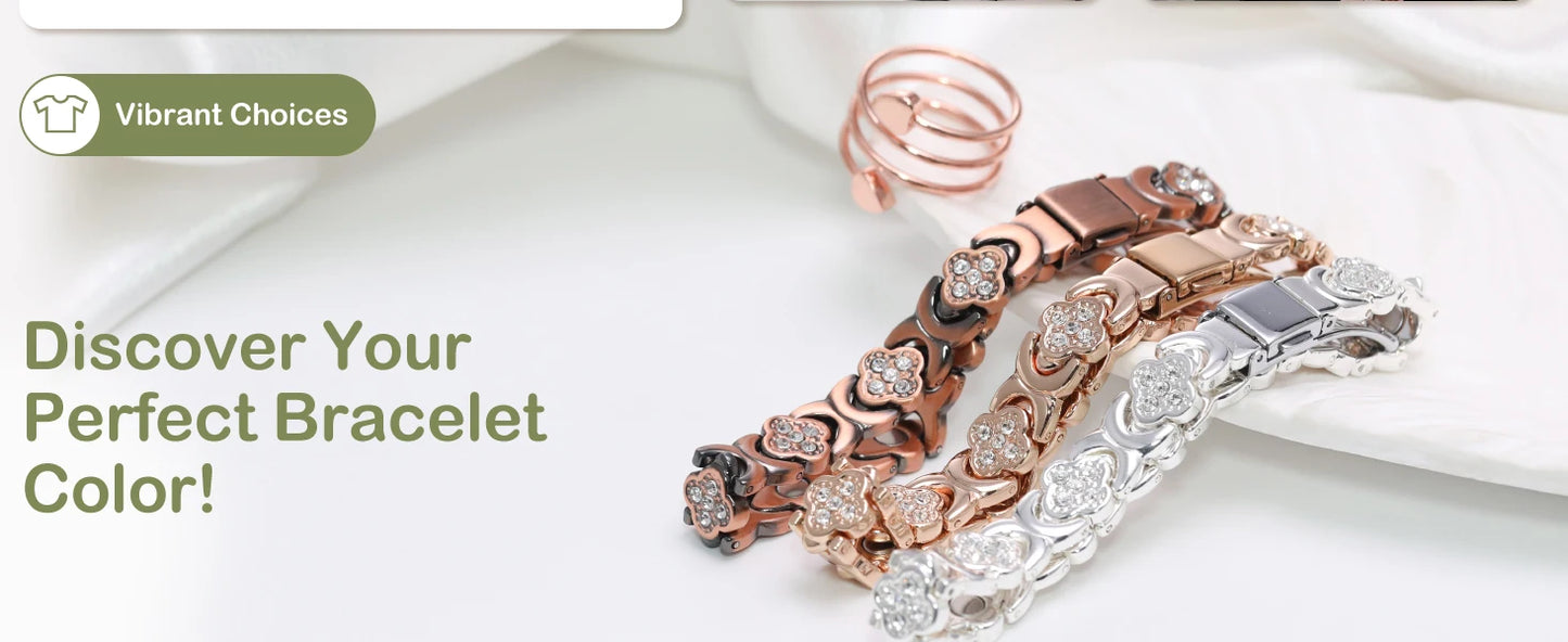 Copper Bracelets and Rings with Neodymium Magnets
