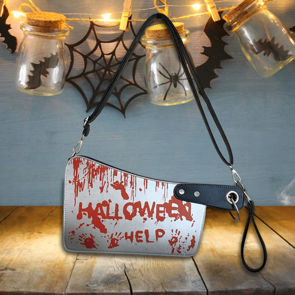 Clutch Knife Shape Leather