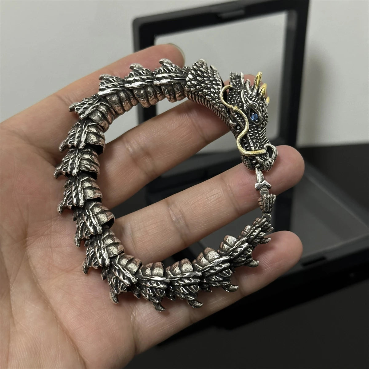 Dragon Bone Bracelet Copper Metal Fashion Accessory