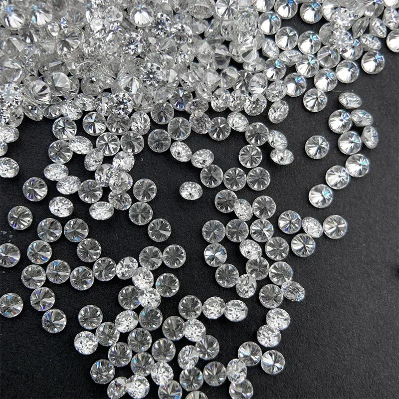 Moissanite Beads Round Stone 1 Carat VVS1