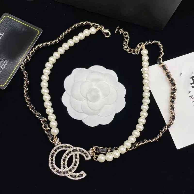 Necklace Elegant Zircon Metal Jewelry