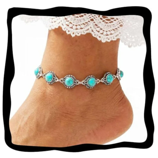 Boho Anklet Adjustable Foot Jewelry For Women Beach Summer