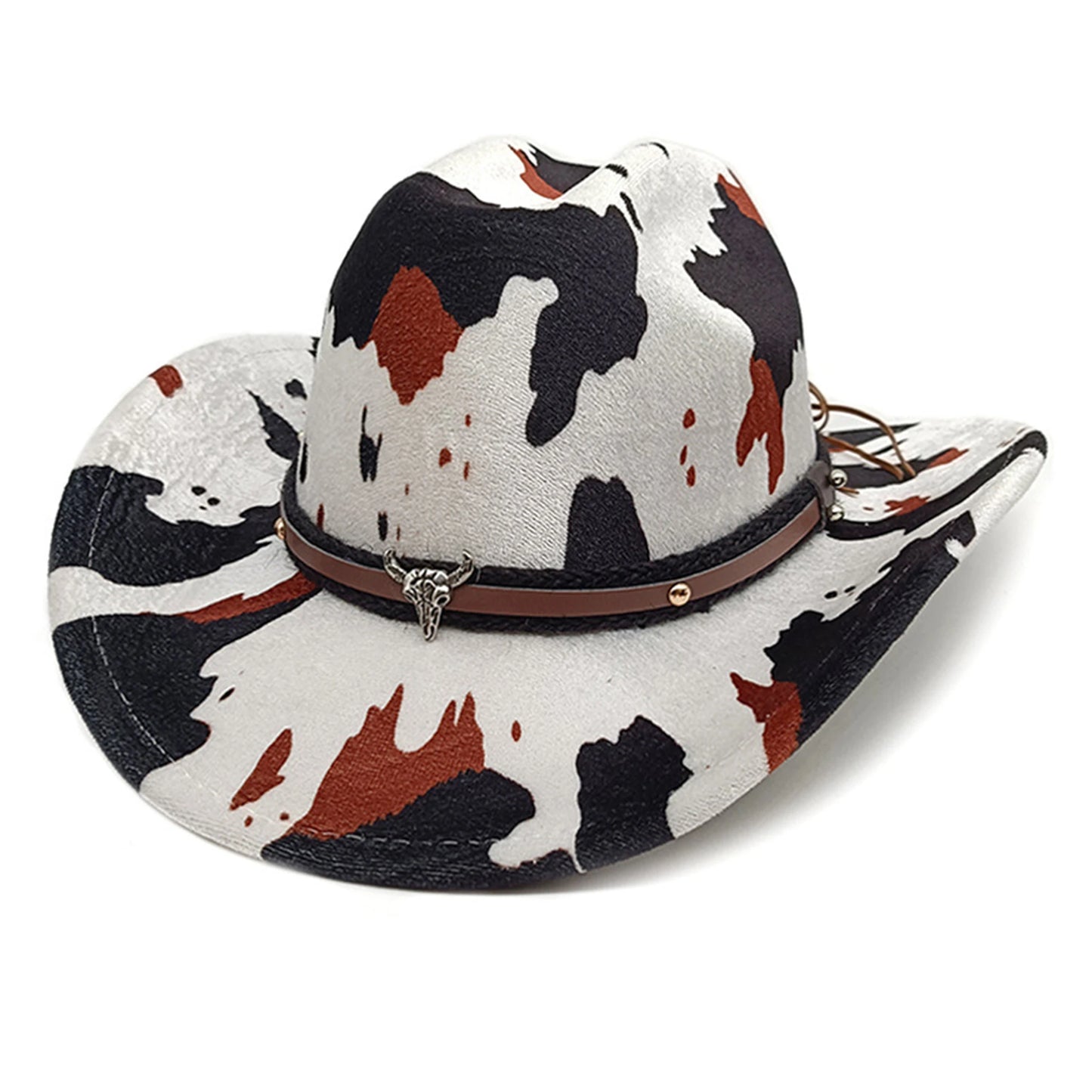 Western Cowboy Hat Cow Print