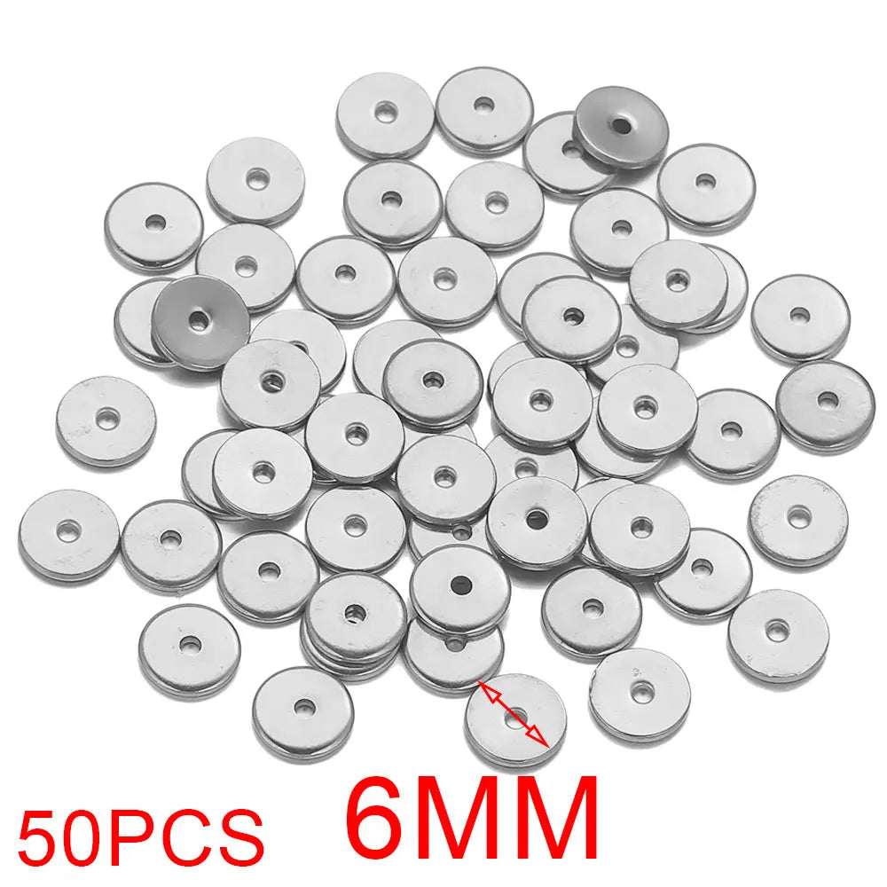 Alisaya Craft Gold Plated Stainless Steel Daisy Snowflake Spacer Beads