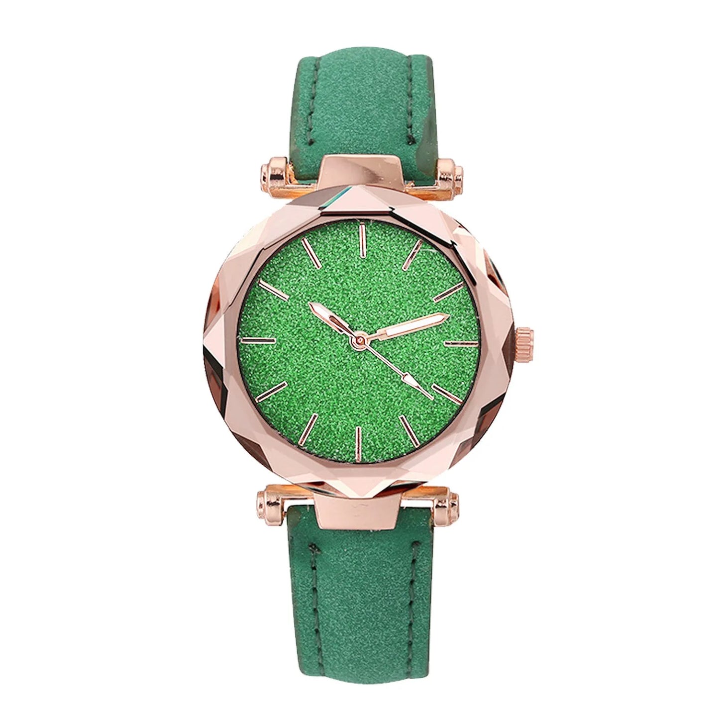 Quartz Watch  Leather Strap Smart Business