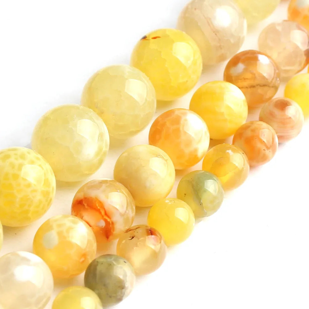Natural Stone Round Beads Yooperlite Fire Sodalite Loose Spacer Beads