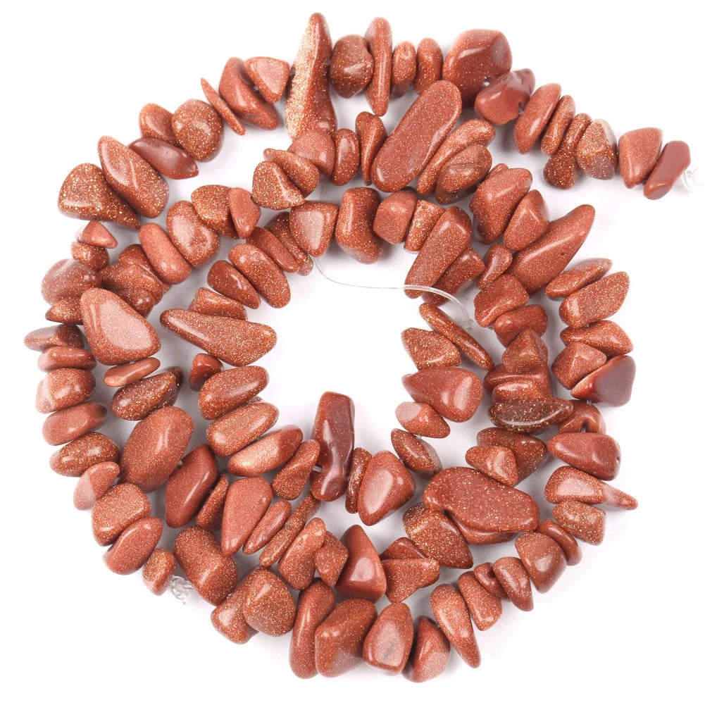 Natural Stone Chips Beads Irregular Gravel For Jewelry Making