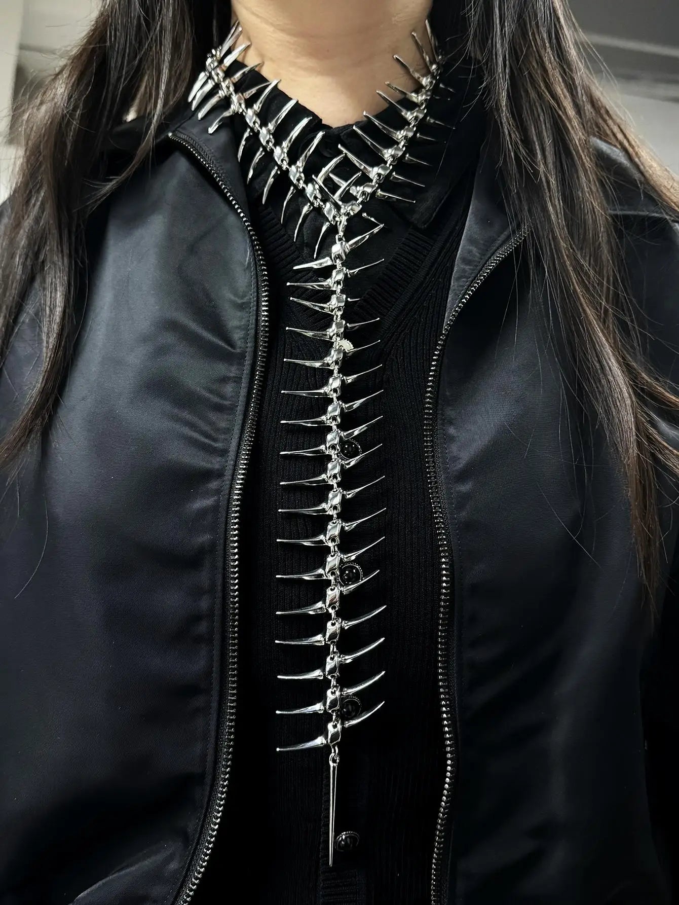 Necklace Thorn Skeleton