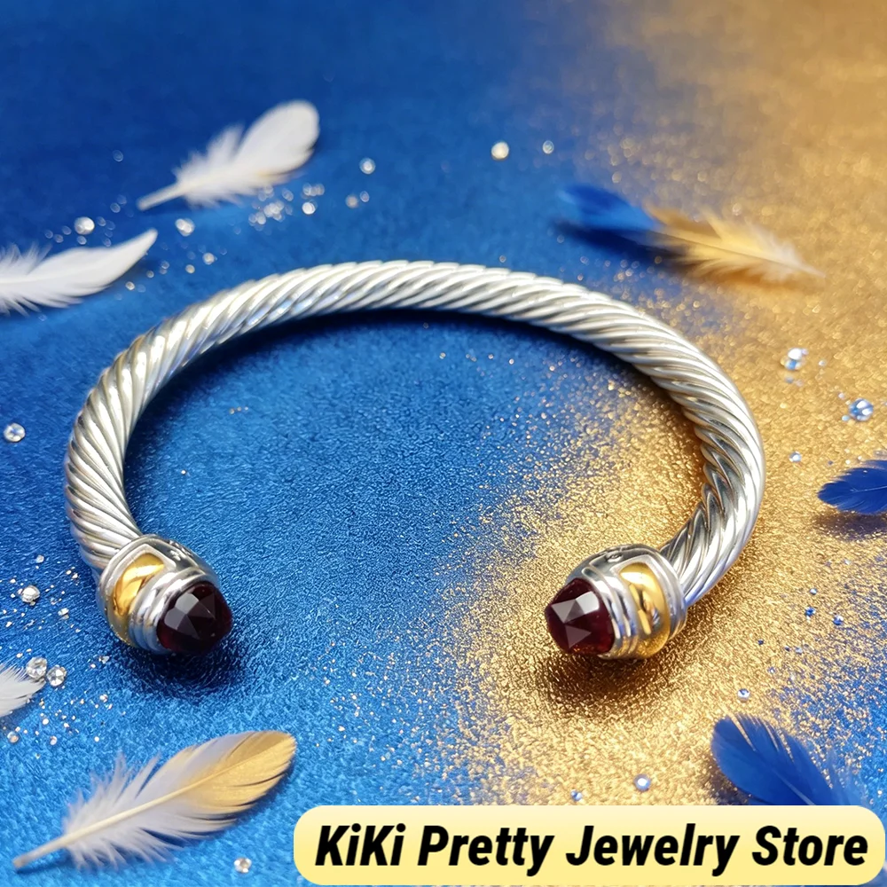 Bracelet Different Colored Zircon Stones