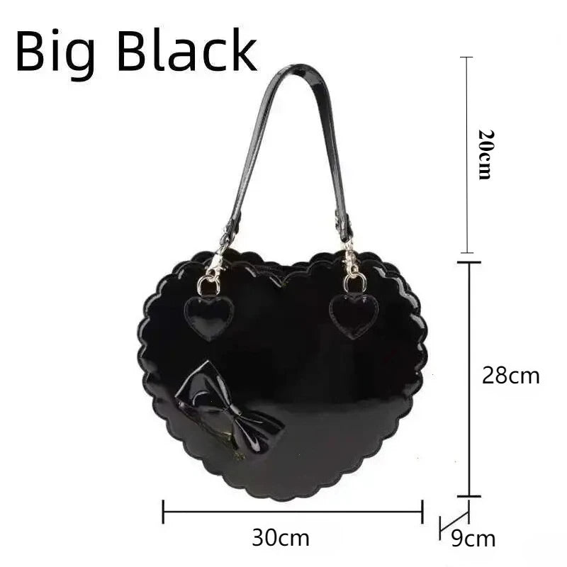 Handbag Bowknot Decor Shoulder