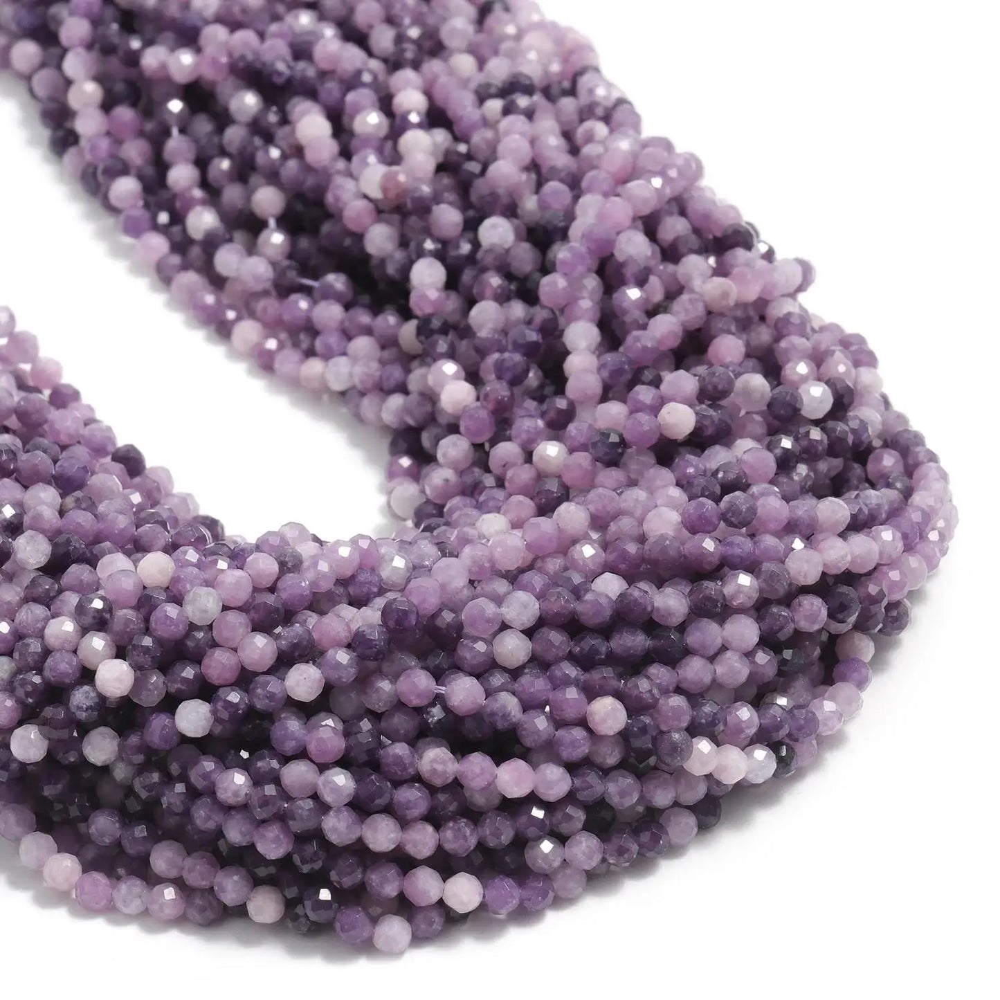 Faceted Tiny Beads Natural Aquamarine Lapis Lazuli Tourmaline Amethyst Beads