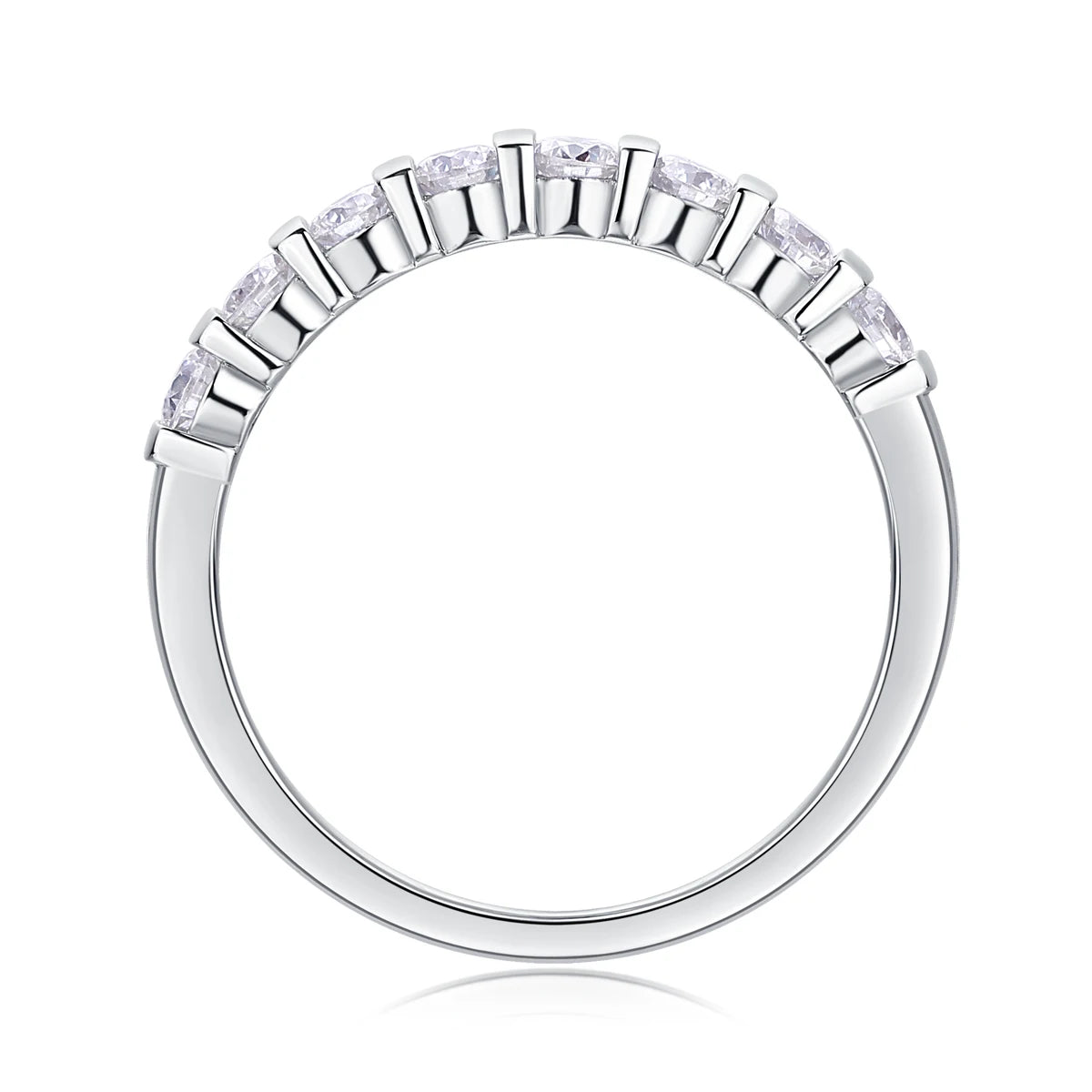 Moissanite Silver Ring