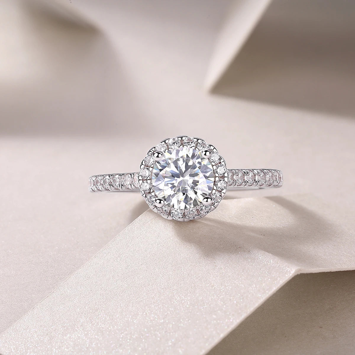 Moissanite Titanium Ring Accessory