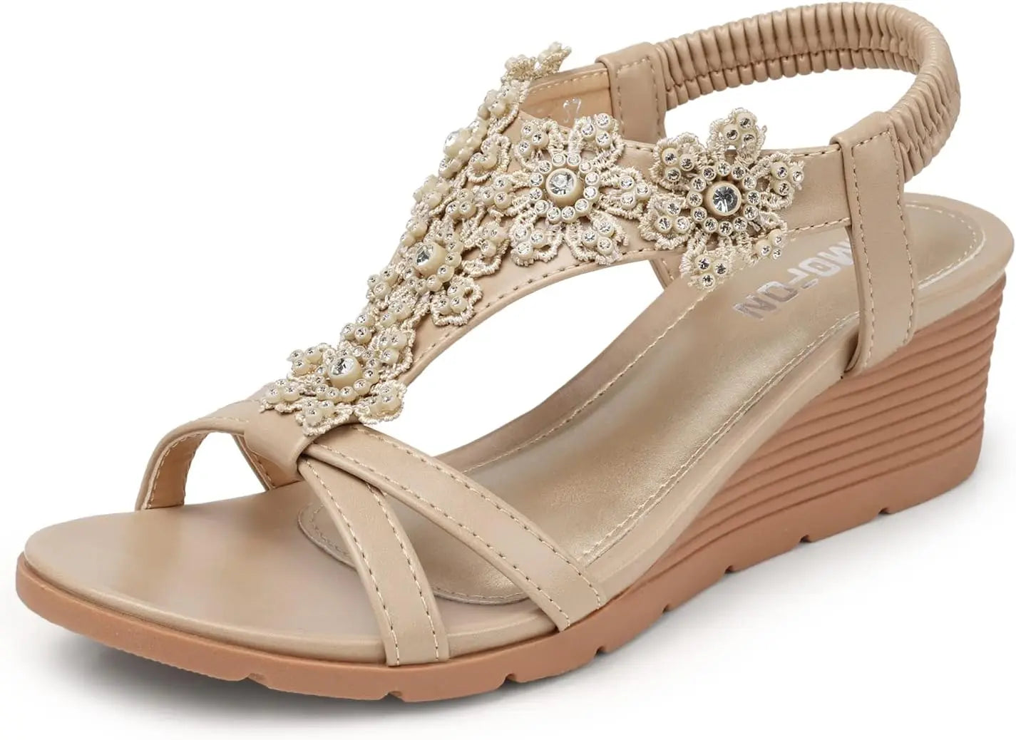 Sandal Wedge Flower Design