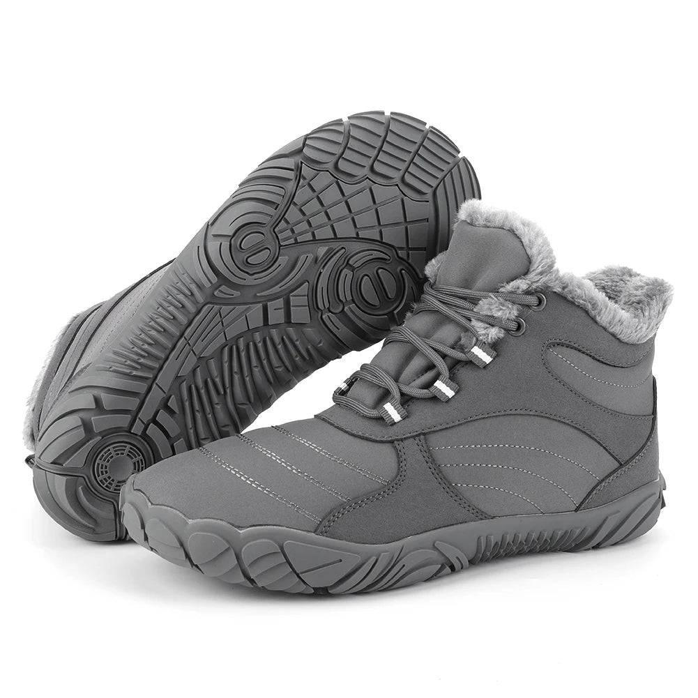 Warm Hiking Shoes Non Slip Fur Lined For Men Women