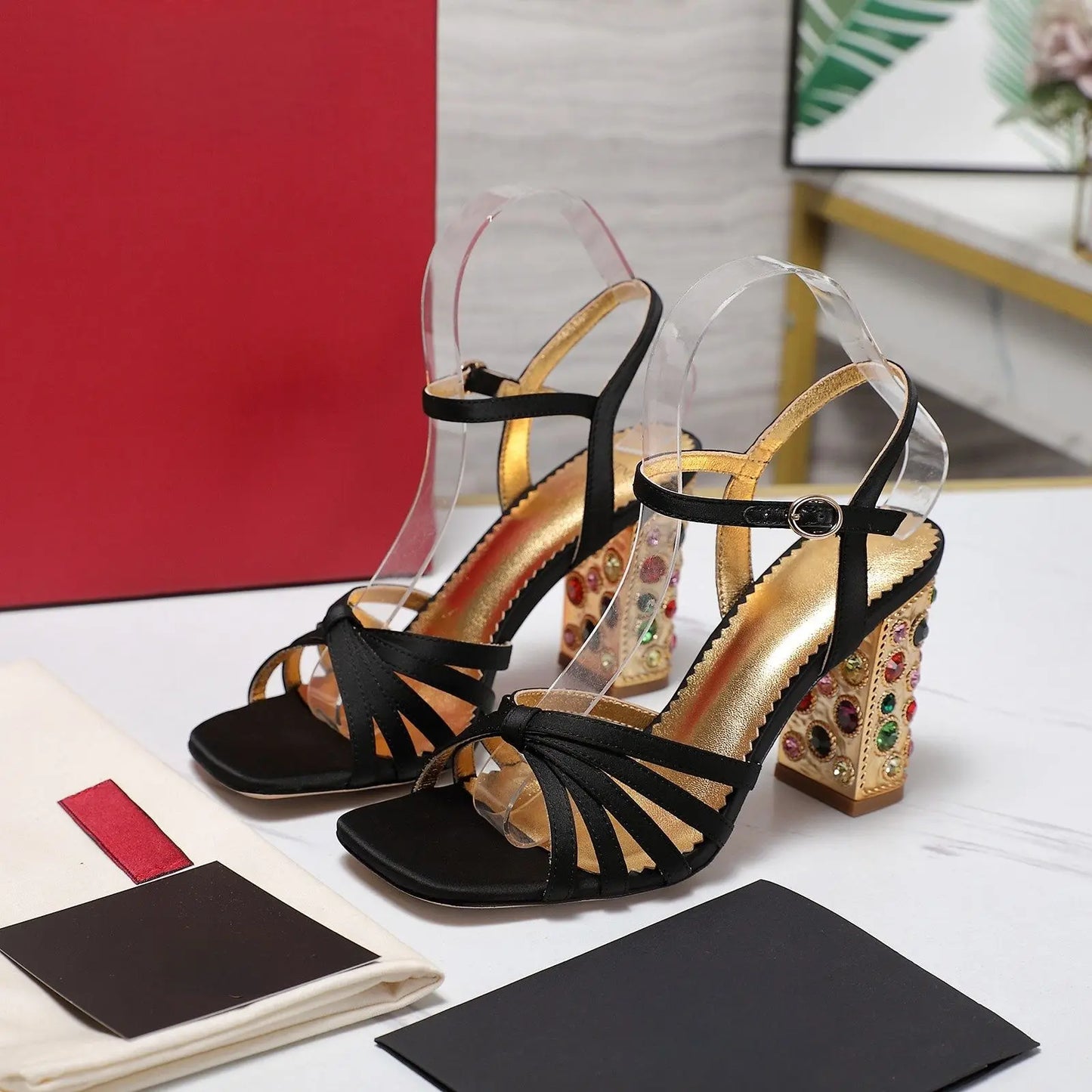 Sandals With Adjustable Ankle Strap