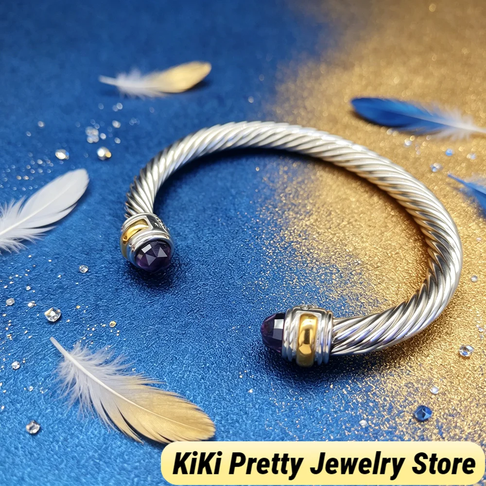 Bracelet Different Colored Zircon Stones