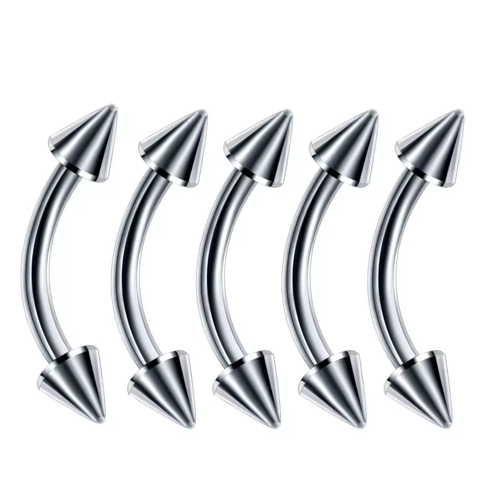 MODRSA Stainless Steel Body Piercing Jewelry Set for Multiple Piercings