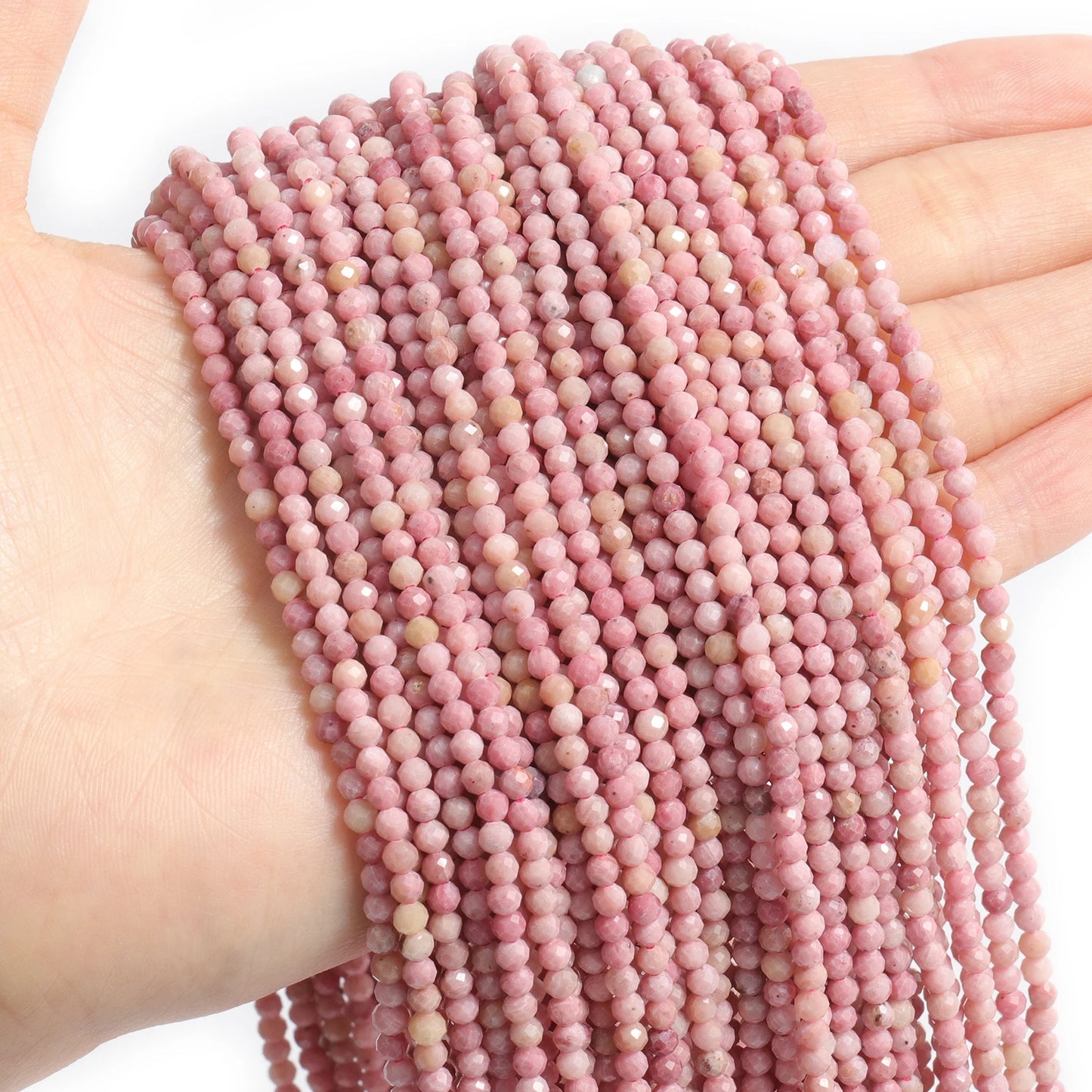 Faceted Natural Stone Beads Amazonite Aquamarine Opal Labradorite for Jewelry