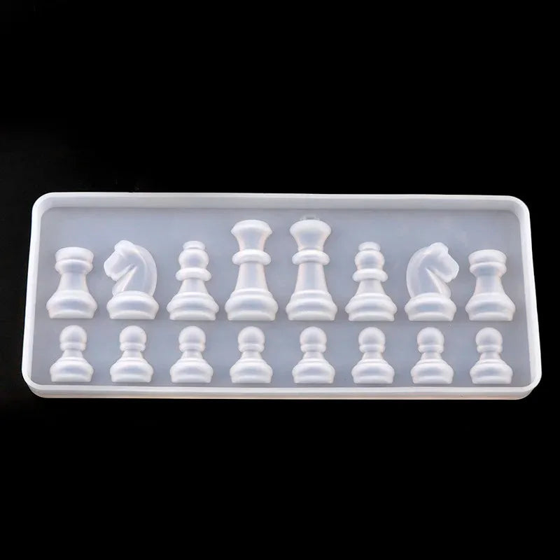 SILIKE LUFEI Chess Shape Silicone Mold Pendant For Jewelry Resin