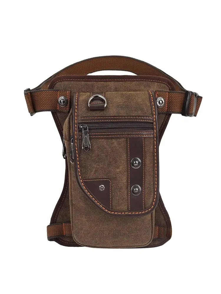Bag Canvas Camping Motorcycle Cycling