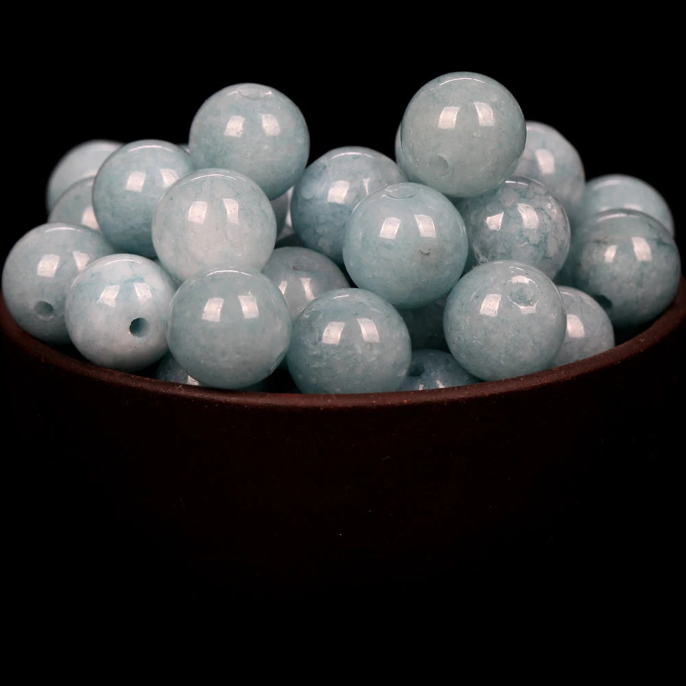 IYKWIM Natural Round Bead Mix Tiger Eye Amazonite Lava Turquoise