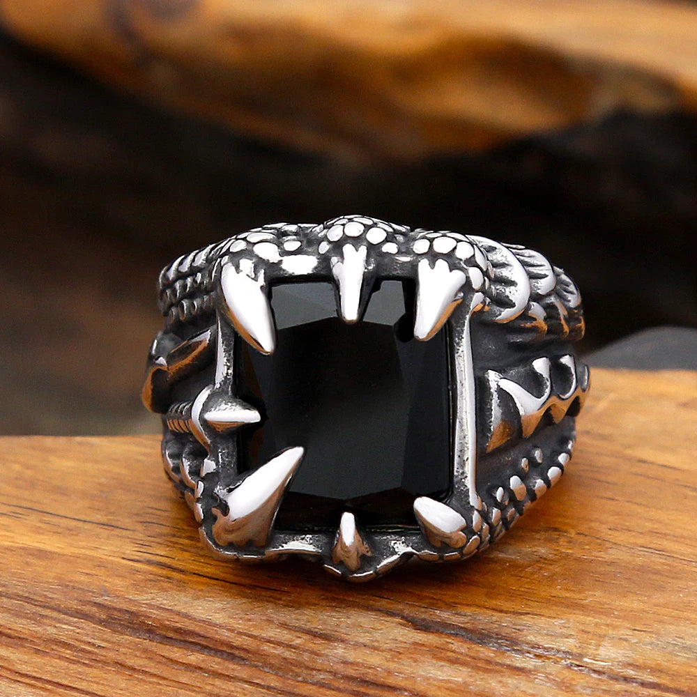 Ring Dragon Claw Stainless Steel