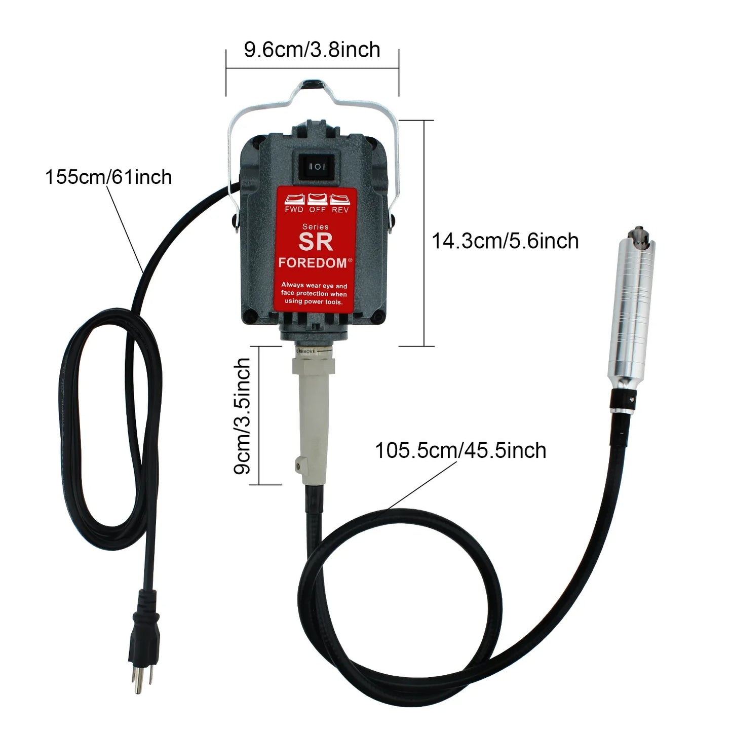NIUPIKA SR Grinder Flexshaft Rotary Tool Kit Foredom Compatible Set