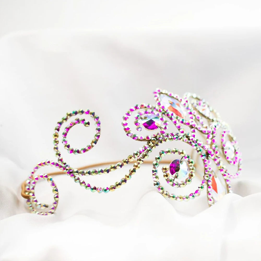 Forehead Chain Headwear Rhinestone Tiara