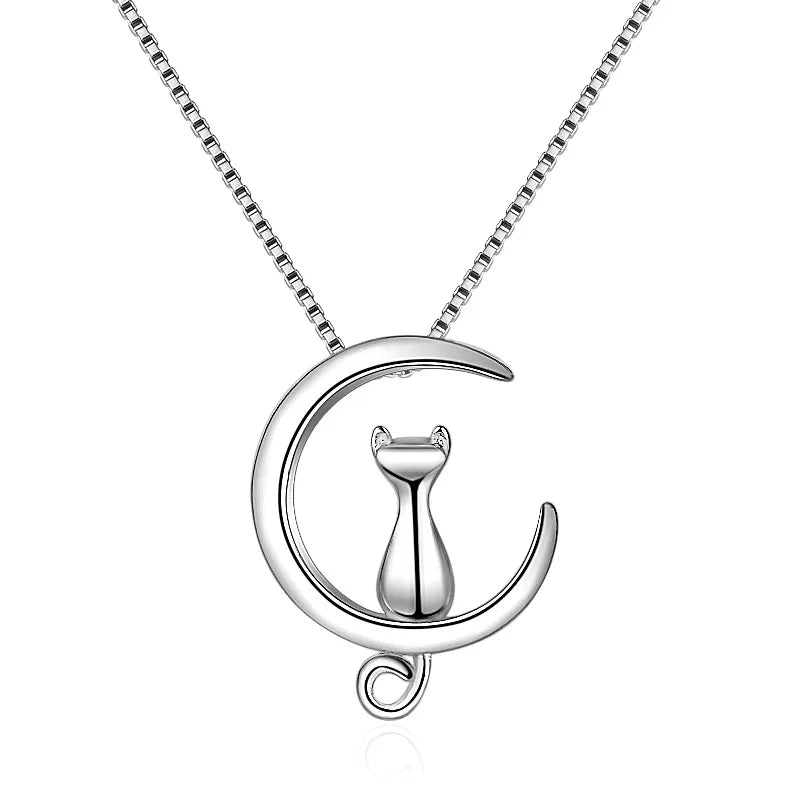 Necklace Moon Collarbone Chain Zircon