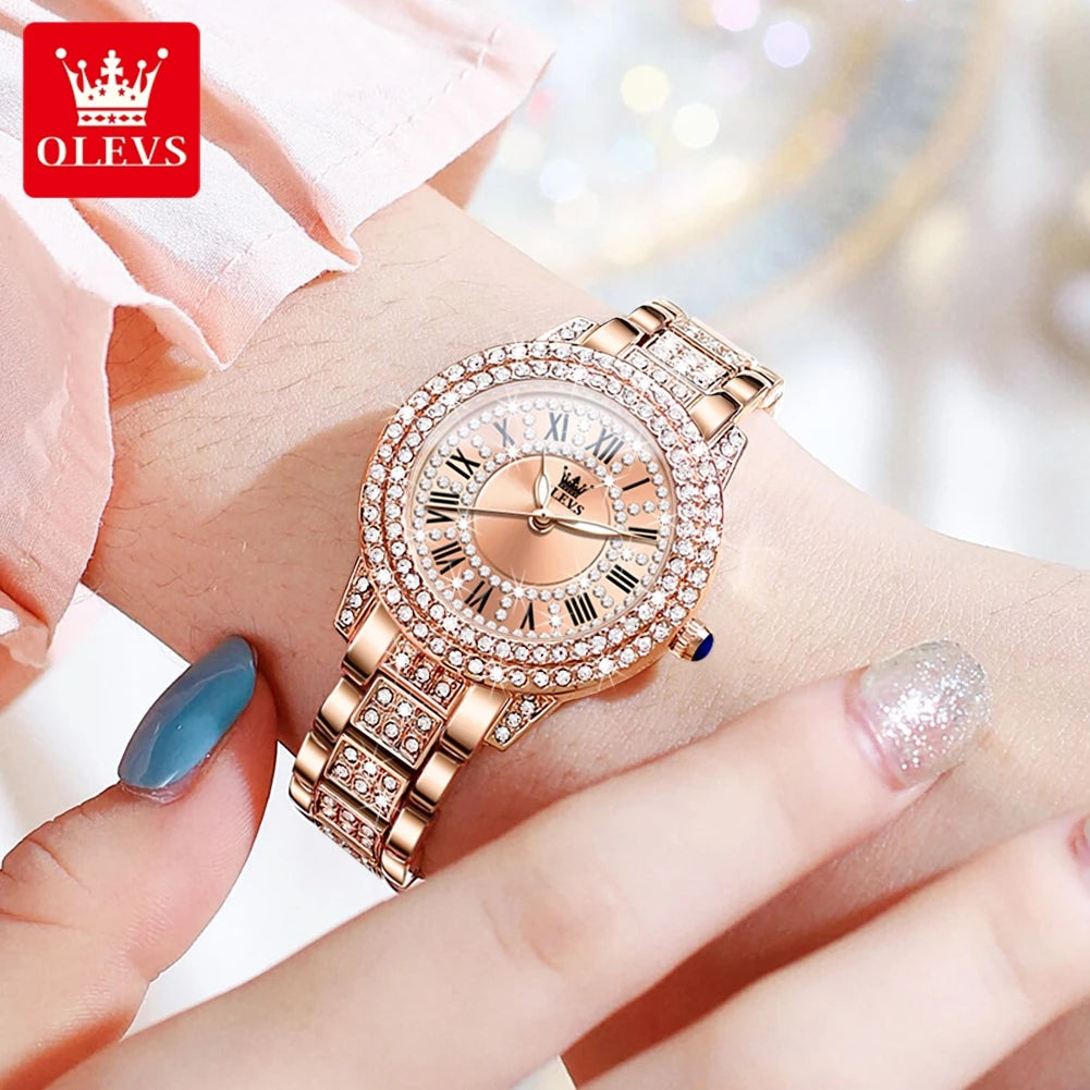 Watch Diamond 9943 Stainless Steel Waterproof Quartz