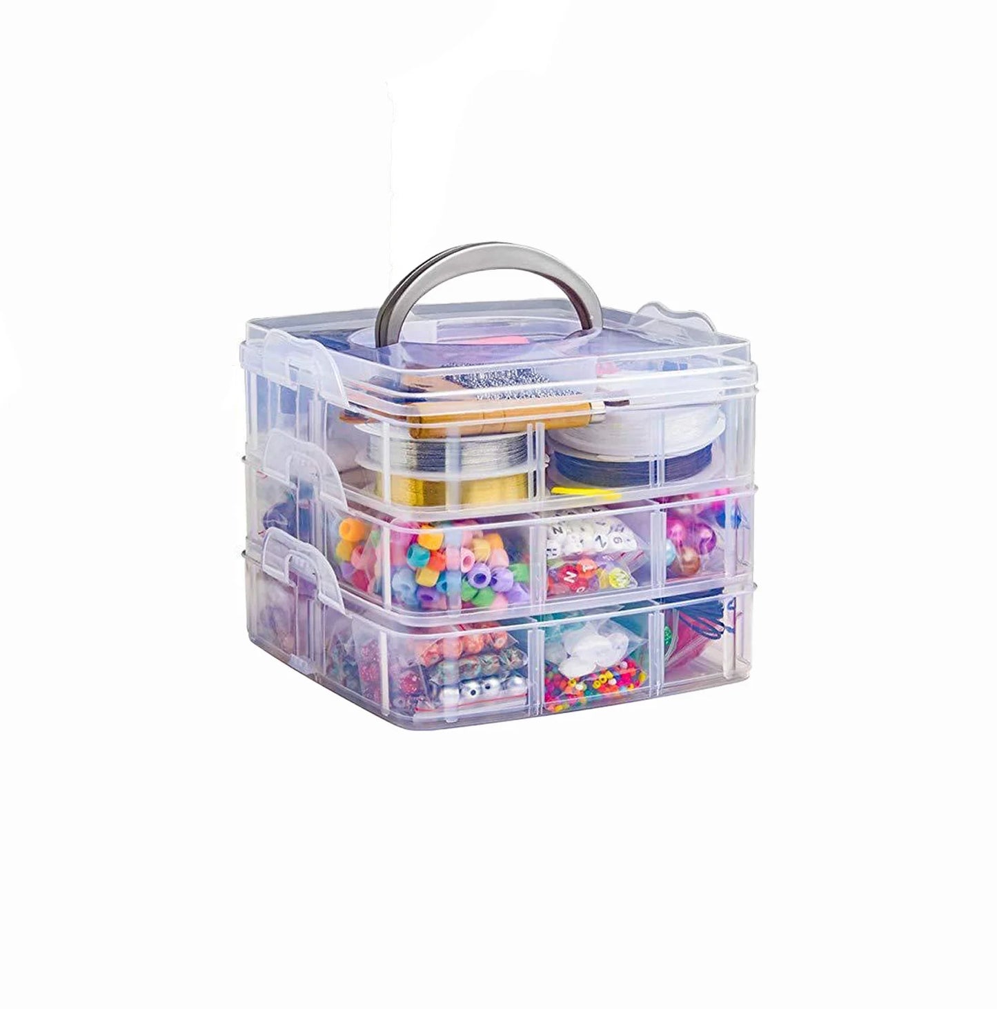 Deluxe DIY Bead Jewelry Making Kit 2456 Beads And Findings