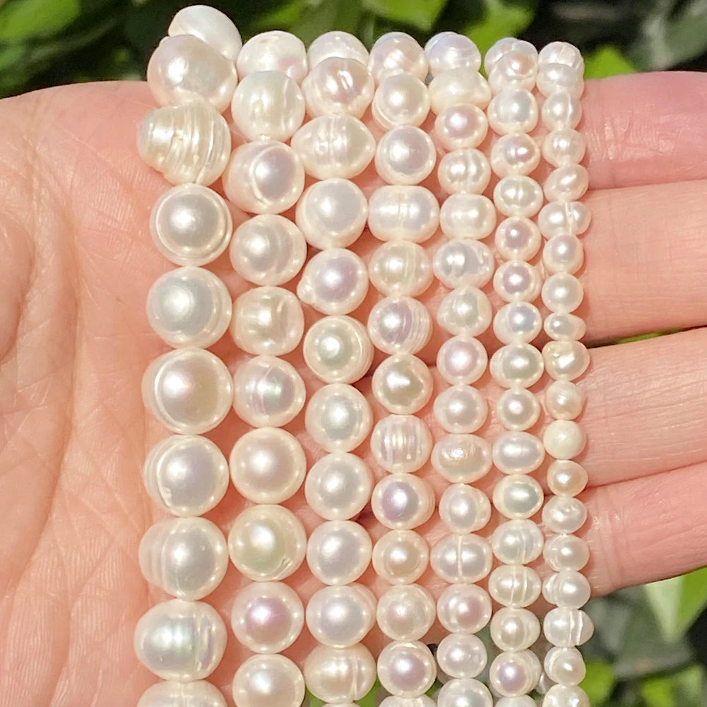 Natural Freshwater Pearl Beads Irregular Shape for Jewelry Making