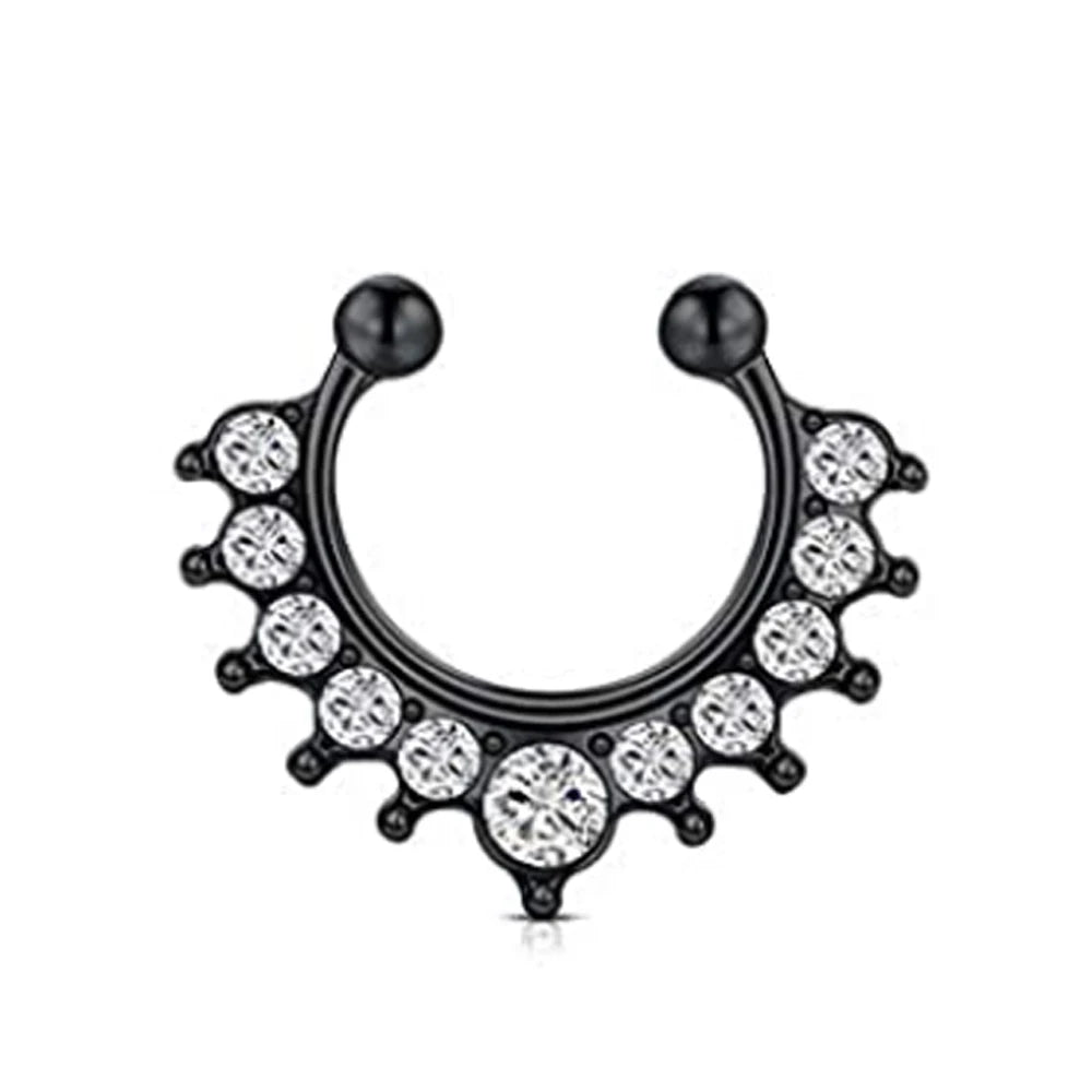Nose Ring Septum Hoop Stainless Steel Horseshoe