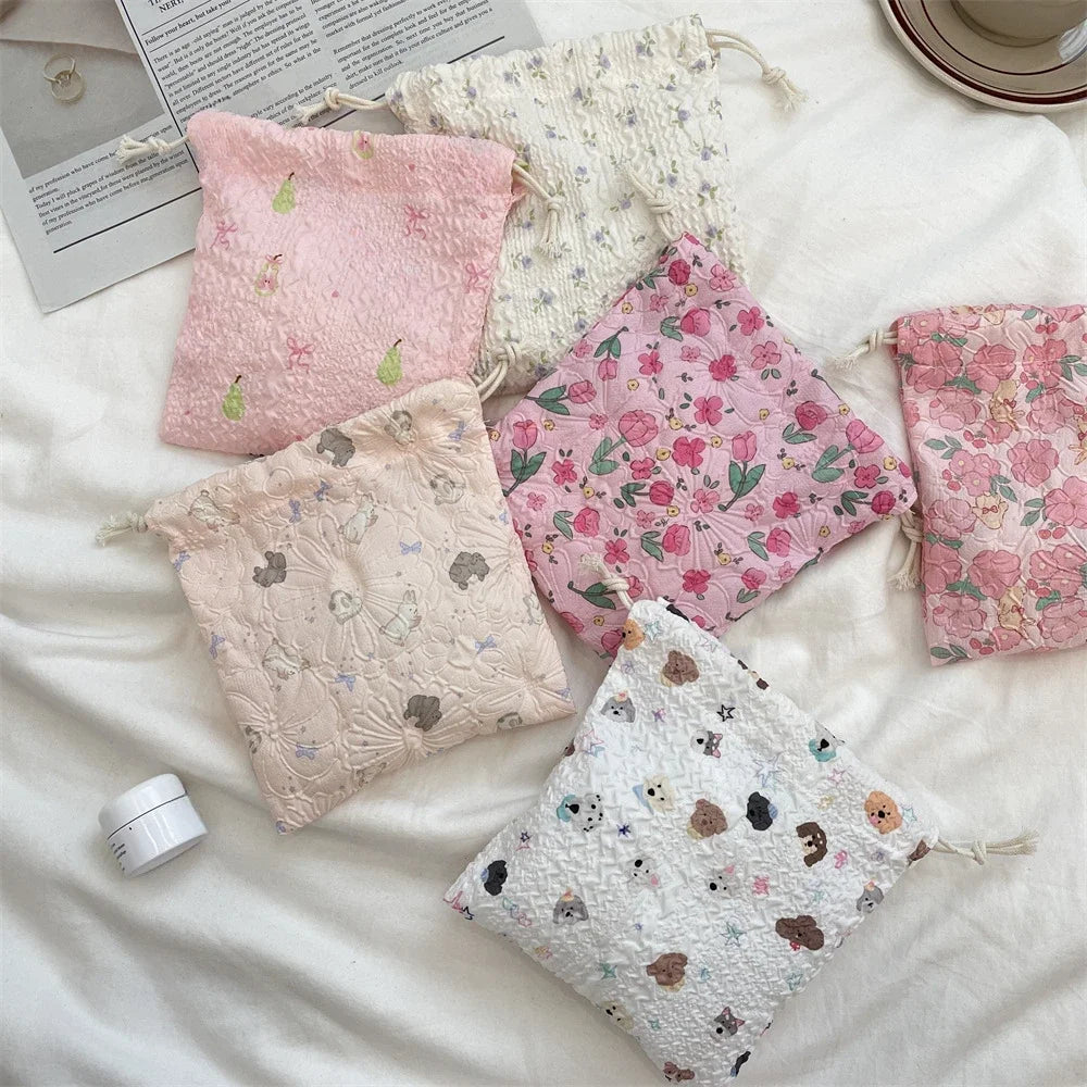 Cosmetic Bag Canvas Coin Purse