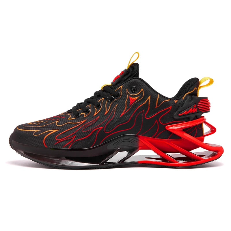 Men Casual Breathable Sneakers Lace Up Running Shoes