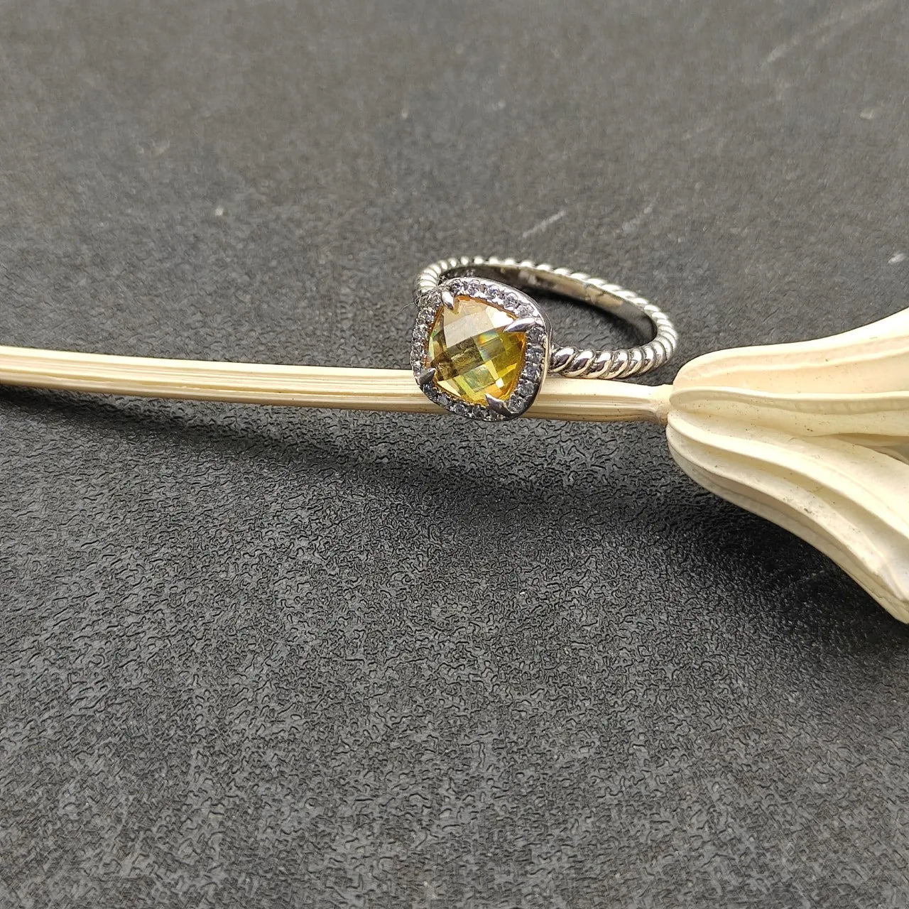 Ring with Stone Certified
